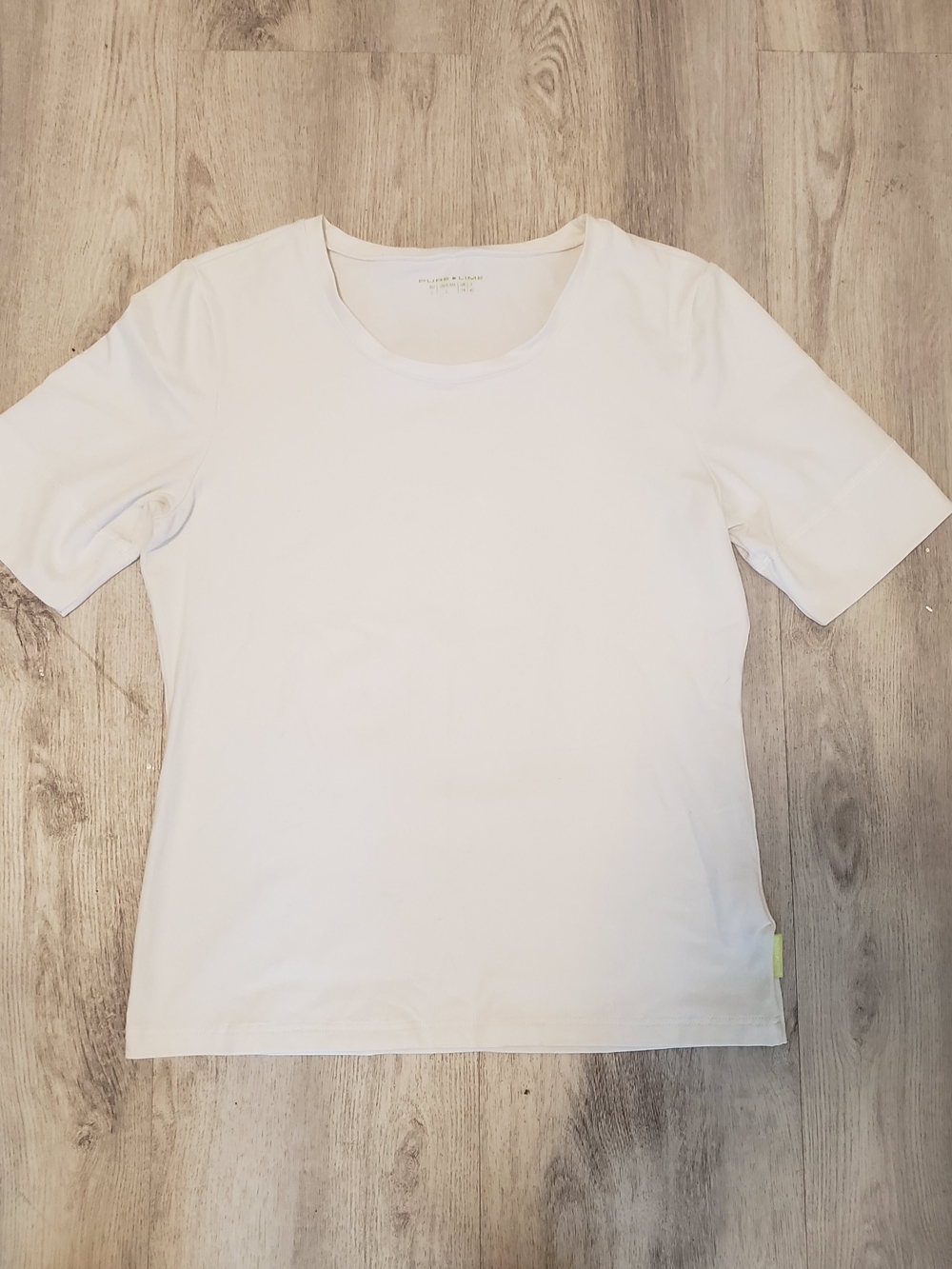 Women's Short Sleeve Crewneck Tee - White